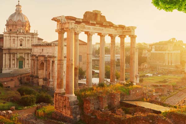Италия, Рим, изглед към Форум Романум