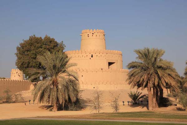 Пустинен оазис Ал-Айн, изглед към замъка